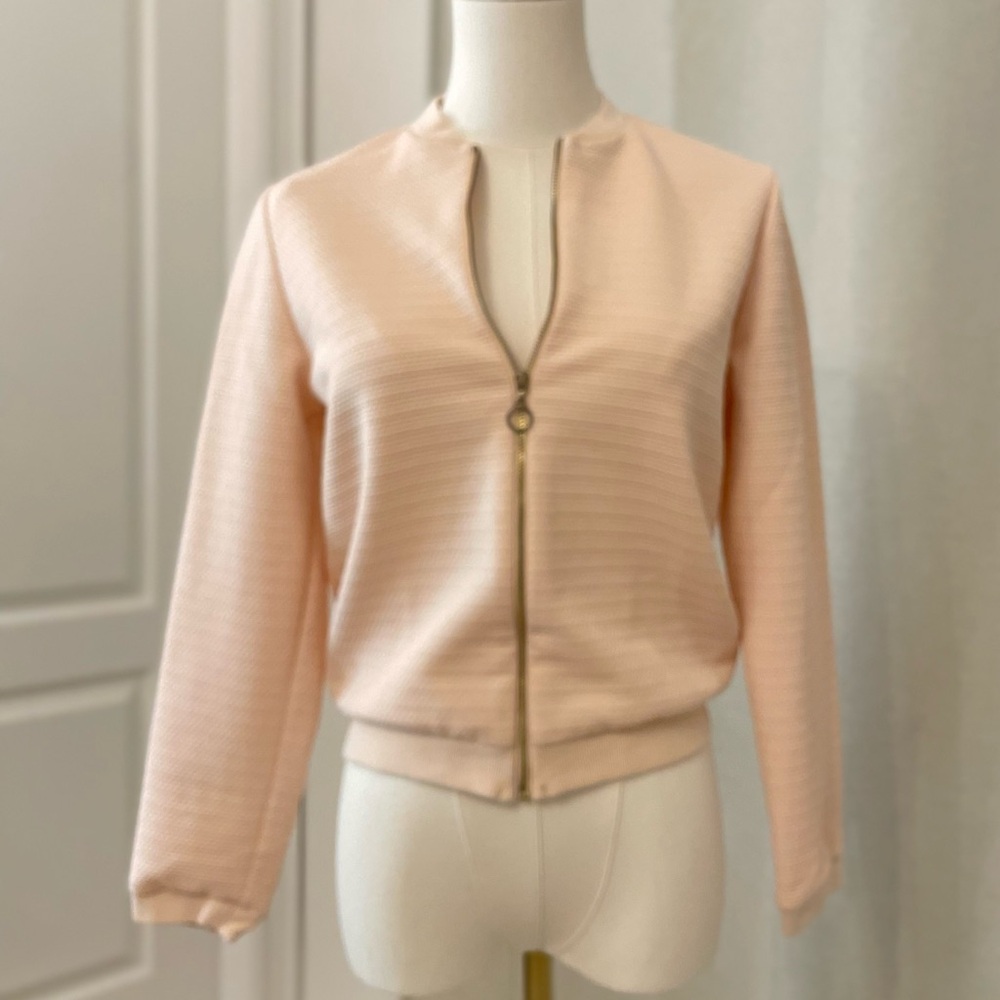 Dorothy Perkins Peach Bomber Jacket